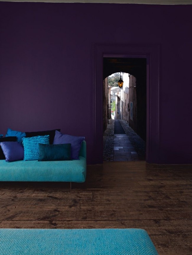 Фиолетовый цвет в интерьере: с чем сочетается? - статья Carte Blanche