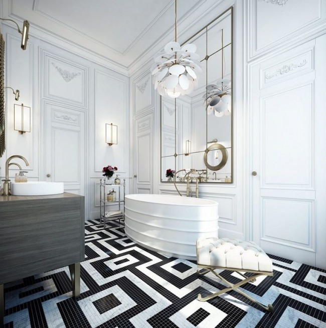 Дизайн белой ванной комнаты (75 фото): «чистая» гармония - HappyModern.RU