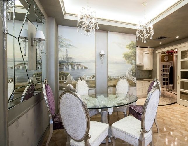 Обои в стиле прованс: прованский стиль фотообоев в классической гостиной