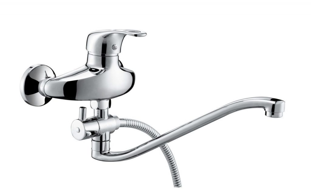 Смесители с Душем для Ванной с Длинным Изливом [ОБЗОР 2019]