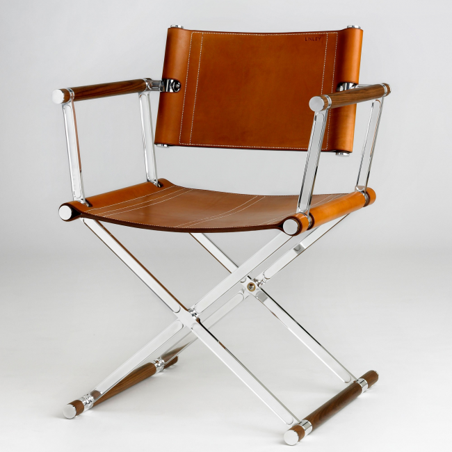 Шикарный режиссерский стул от дизайнера D. Linley