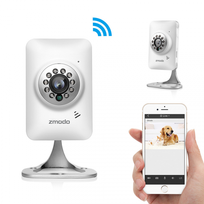 Zmodo Mini WiFi 720p HD Wireless Indoor Video Security Camera Zmodo Mini WiFi 720p HD Wireless Indoor Video Security Camera