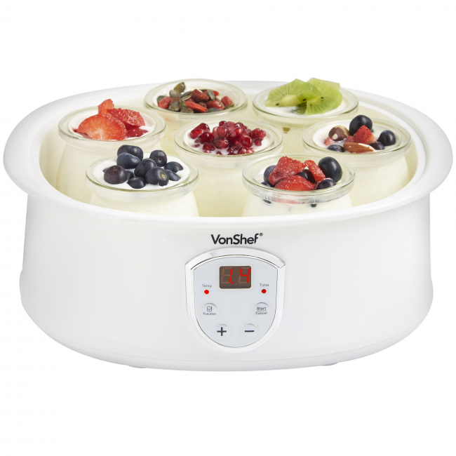 Автоматическая йогуртница VonShef с функцией приготовления творога