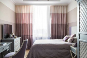 Фото 14 Бело-фиолетовая спальня: советы дизайнеров по гармоничному сочетанию оттенков