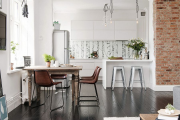 Фото 8 Кухня-гостиная площадью 12 кв. м: создаем продуманный интерьер от минимализма и хай-тека до классики и лофта