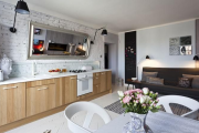 Фото 24 Кухня-гостиная площадью 12 кв. м: создаем продуманный интерьер от минимализма и хай-тека до классики и лофта