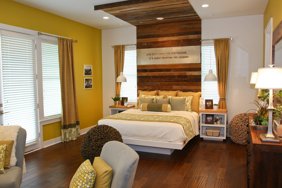 Охра, лимонный и цитриновый: 60+ теплых идей для дизайна спальни в желтых тонах