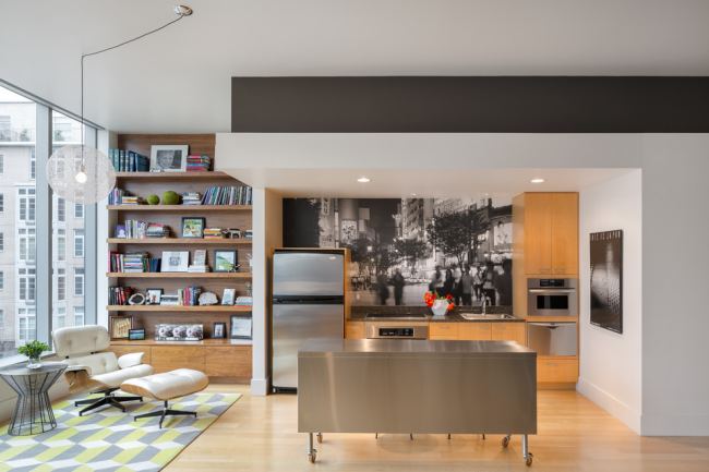 Кухня-гостиная 15 квадратов: Дизайн, отделка, зонирование