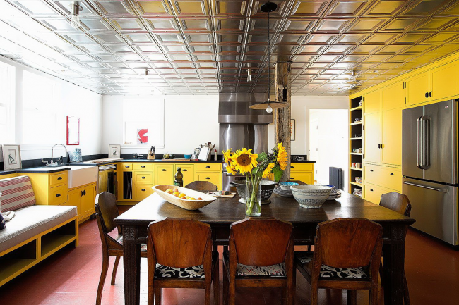Кухни желтого цвета, идеи для солнечного интерьера