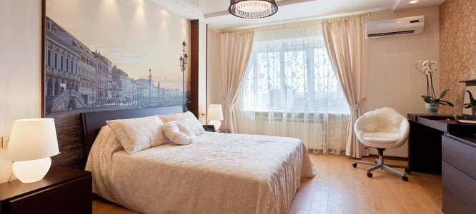 Натяжные потолки для спальни (40 фото): романтично, стильно и практично