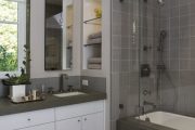 Фото 11 Стеклянные шторки для ванной: что нужно знать при выборе и 50 избранных дизайнерских решений