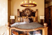 Фото 4 Кровати двуспальные деревянные (50 фото): надежная роскошь