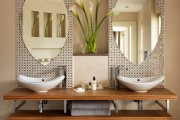 Фото 20 Раковина в ванную комнату (65+ моделей в интерьере): обзор современных материалов и как не ошибиться с размерами?