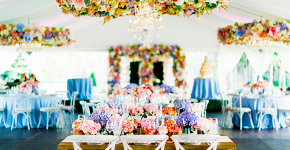 Оформление зала на свадьбу (150+ свадебных трендов): как сделать торжество незабываемым! фото