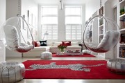 Фото 4 Ковры в интерьере гостиной (57 фото): современный подход к выбору ковровых изделий