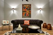 Фото 10 Ковры в интерьере гостиной (57 фото): современный подход к выбору ковровых изделий
