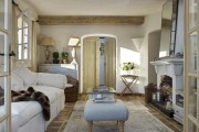 Фото 43 Дизайн интерьера гостиной в стиле прованса (100+ безупречных фотоидей): создаем уютную сказку у себя дома!