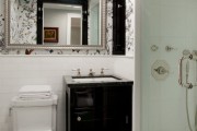 Фото 17 Черно-белая ванная комната (56 фото): шик и оригинальность в вашем доме