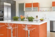 Фото 5 Оранжевые кухни: особенности цветовых комбинаций для энергичных интерьеров