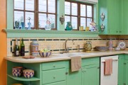 Фото 8 Дизайн кухни зеленого цвета (80+ трендовых интерьеров): модные сочетания оттенков от фисташкового и оливкового до изумруда и хаки