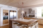 Фото 14 Интерьер кухни в частном доме: как создать эстетичное и комфортное пространство