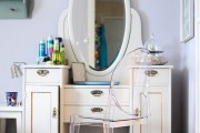 Фото 33 Шикарные реализации туалетного столика с зеркалом в интерьере (фото)