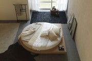 Фото 9 Круглая кровать в спальне: необычно и очень практично (фото)