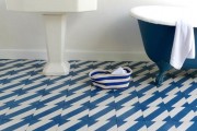 Фото 7 Кафель для ванной комнаты: мозаика, пэчворк и 50+ самых свежих дизайнерских трендов