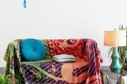 Фото 12 30+ уютных идей накидки на диван для украшения и защиты мебели (фото)