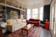 Фото 8 Диван-еврокнижка: как оптимизировать пространство гостиной и 45+ идей для стильного интерьера