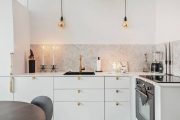 Фото 31 Кухня в скандинавском стиле: 80 интерьеров для тех, кто предпочитает минимализм и бескомпромиссный комфорт