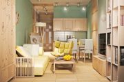 Фото 19 Дизайн однокомнатной квартиры: как оптимально использовать каждый метр и 80 лучших современных интерьеров