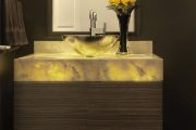 Фото 9 Накладная раковина на столешницу: 75+ воплощений эргономики и эстетики в ванной комнате
