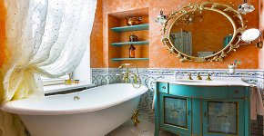 Ванная комната в стиле прованс: 80+ элегантных идей и обзор лучших интерьерных тенденций фото