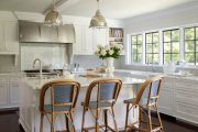 Фото 15 Классическая белая кухня: эстетика минимализма и 85 совершенных в своей простоте вариантов