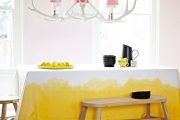 Фото 3 Скатерть на стол для кухни: эффектный аксессуар и 80 эстетически совершенных решений для дома