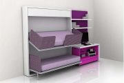 Фото 22 Диван-трансформер в двухъярусную кровать: 70 максимально удобных и практичных идей для вашей квартиры