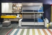 Фото 27 Диван-трансформер в двухъярусную кровать: 70 максимально удобных и практичных идей для вашей квартиры
