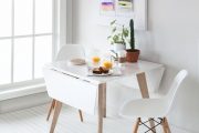 Фото 5 Раскладные столы для маленькой кухни: как оптимизировать кухонное пространство и обзор наиболее удобных современных моделей