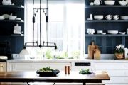 Фото 28 Синие кухни (100 идей): создаем современный и аристократичный интерьер в холодной цветовой гамме