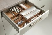 Фото 9 Лоток для столовых приборов в ящик: выбираем идеальный органайзер на кухню