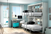 Фото 8 Двухъярусная кровать с диваном: 80+ избранных решений для оптимизации пространства