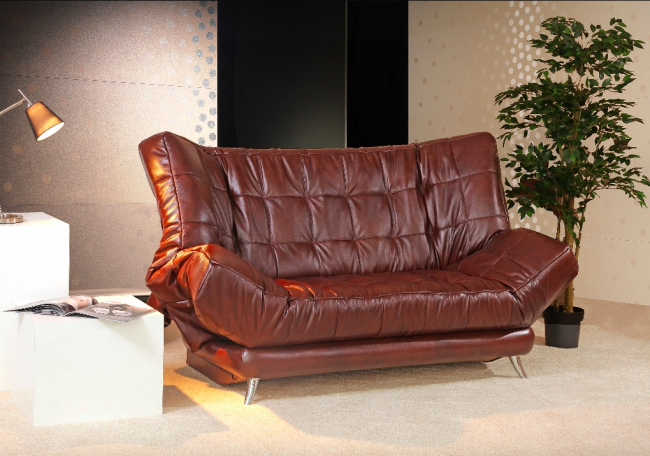 Роскошный кожаный диван Askona