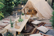 Фото 17 Альтернатива дорогостоящим беседкам: выбираем тент-шатер для дачи