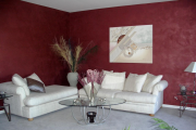 Фото 6 Фактурная краска для стен: обзор стильных идей для дизайна квартиры и дома