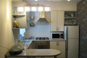 Фото 12 Как обустроить дизайн небольшой кухни 7 кв. м? Советы дизайнеров по планировке и отделке