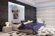 Фото 30 Трендовый цвет для спальни — белый глянец: 70+ современных и классических интерьеров в белоснежных тонах