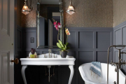 Фото 8 Черная ванная комната — тренд сезона: 65 стильных идей дизайна в черном цвете