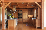 Фото 1 Альпийская романтика: 60+ теплых и уютных фотоидей для кухни в стиле шале