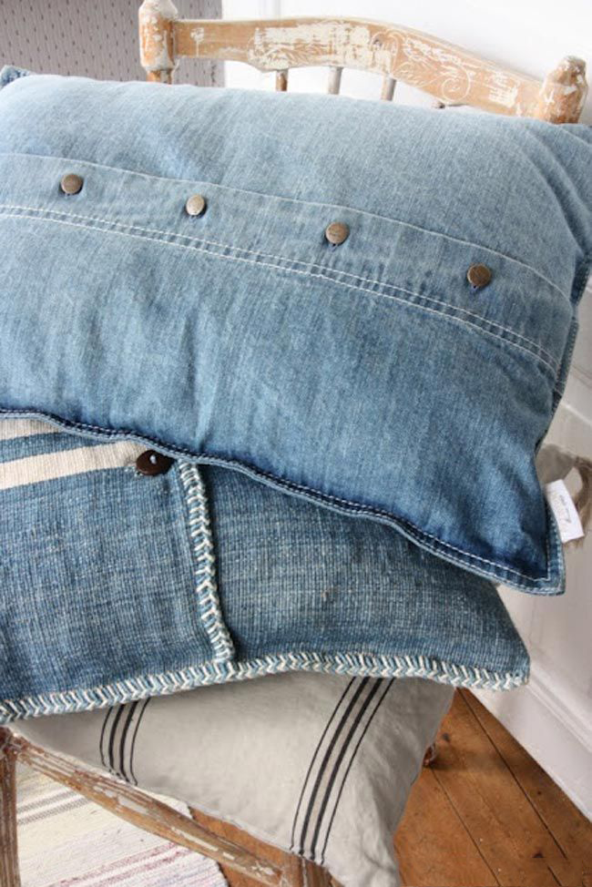 Наволочки из джинсы